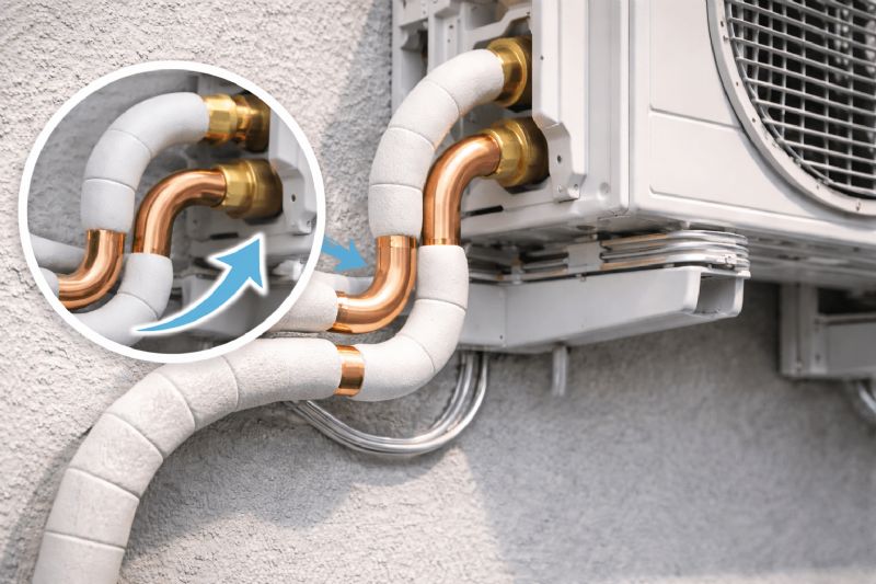 冷氣銅管 S 彎作用是什麼？分離式安裝細節完整解析